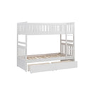  Homelegance Galen B2053W-1*T Twin/Twin Bunk Bed with Storage Boxes IMAGE 5