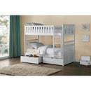  Homelegance Galen B2053W-1*T Twin/Twin Bunk Bed with Storage Boxes IMAGE 6