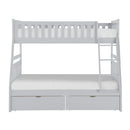  Homelegance Orion B2063TF-1*T Twin/Full Bunk Bed with Storage Boxes IMAGE 1