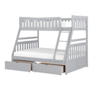  Homelegance Orion B2063TF-1*T Twin/Full Bunk Bed with Storage Boxes IMAGE 2