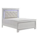  Color_White Size_California King -- Allura 1916KW-1CK* California King Bed, LED Lighting IMAGE 2