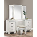  Homelegance Allura 1916W-15* Dressing Table with Mirror IMAGE 3