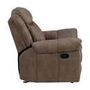 Manufacturer Color_Brown -- Homelegance Aram Glider Recliner IMAGE 3