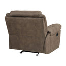  Manufacturer Color_Brown -- Homelegance Aram Glider Recliner IMAGE 4