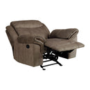  Manufacturer Color_Brown -- Homelegance Aram Glider Recliner IMAGE 5
