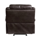  Manufacturer Color_Dark brown -- Aram 8206BRW-1 Glider Reclining Chair IMAGE 4
