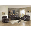  Manufacturer Color_Dark brown -- Aram 8206BRW-1 Glider Reclining Chair IMAGE 6