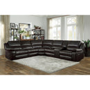  Manufacturer Color_Dark Brown -- Falun 8260DB*6PW 6 pc Modular Power Reclining Sectional IMAGE 11