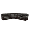  Manufacturer Color_Dark Brown -- Falun 8260DB*6PW 6 pc Modular Power Reclining Sectional IMAGE 1
