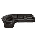  Manufacturer Color_Dark Brown -- Falun 8260DB*6PW 6 pc Modular Power Reclining Sectional IMAGE 2