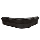  Manufacturer Color_Dark Brown -- Falun 8260DB*6PW 6 pc Modular Power Reclining Sectional IMAGE 3