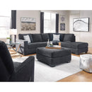  Manufacturer Color_Slate -- Signature Design by Ashley Altari Fabric Ottoman IMAGE 7