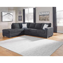  Manufacturer Color_Slate -- Signature Design by Ashley Altari Fabric 2 pc Sectional IMAGE 2