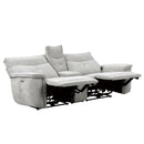  Homelegance Tesoro 9509MGY-2CNPWH* Power Double Reclining Love Seat with Center Console, Power Headrests and USB Ports IMAGE 3