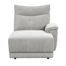  Manufacturer Color_Mist grey -- Homelegance Tesoro Reclining Fabric 6 pc Sectional IMAGE 11