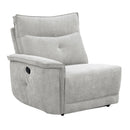  Manufacturer Color_Mist grey -- Homelegance Tesoro Reclining Fabric 6 pc Sectional IMAGE 3