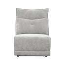  Manufacturer Color_Mist grey -- Homelegance Tesoro Reclining Fabric 6 pc Sectional IMAGE 6