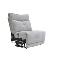  Manufacturer Color_Mist grey -- Homelegance Tesoro Power Reclining Fabric 6 pc Sectional IMAGE 13