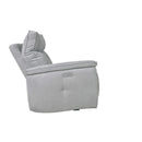  Manufacturer Color_Mist grey -- Homelegance Tesoro Power Reclining Fabric 6 pc Sectional IMAGE 4