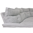  Manufacturer Color_Mist grey -- Homelegance Tesoro Power Reclining Fabric 6 pc Sectional IMAGE 5