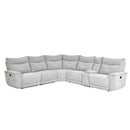  Manufacturer Color_Mist grey -- Homelegance Tesoro Reclining Fabric 6 pc Sectional IMAGE 1