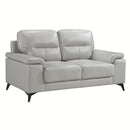  Manufacturer Color_Silver grey -- Mischa 9514SVE-2 Love Seat IMAGE 2