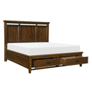  Size_California King -- Frazier Park 1649K-1CK* California King Platform Bed with Footboard Storage IMAGE 3