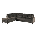  Manufacturer Color_Chocolate -- Emilio 8367CH* 2 pc Reversible Sectional with Chaise IMAGE 1