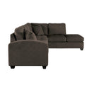  Manufacturer Color_Chocolate -- Emilio 8367CH* 2 pc Reversible Sectional with Chaise IMAGE 3
