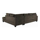  Manufacturer Color_Chocolate -- Emilio 8367CH* 2 pc Reversible Sectional with Chaise IMAGE 5