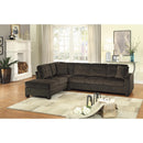  Manufacturer Color_Chocolate -- Emilio 8367CH* 2 pc Reversible Sectional with Chaise IMAGE 6