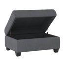  Homelegance Maston 9507DGY-4 Storage Ottoman IMAGE 2