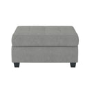  Homelegance Maston 9507GRY-4 Storage Ottoman IMAGE 1