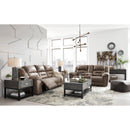  Manufacturer Color_Fossil Motion Type_Power Recline -- Stoneland 3990596 Double Reclining Power Loveseat with Console IMAGE 9