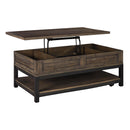  Signature Design by Ashley Johurst Lift Top Cocktail Table T444-9 IMAGE 2