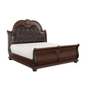  Color_Brown Size_King -- Cavalier 1757K-1EK* Eastern King Sleigh Bed IMAGE 2
