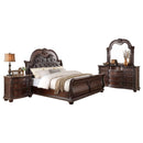  Color_Brown Size_King -- Cavalier 1757K-1EK* Eastern King Sleigh Bed IMAGE 3