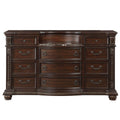  Color_Cherry -- Homelegance Cavalier 11 Drawer Dresser IMAGE 1