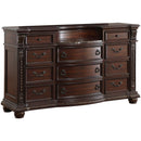  Color_Cherry -- Homelegance Cavalier 11 Drawer Dresser IMAGE 5