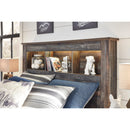  Signature Design by Ashley Drystan B211B21 Full Bookcase Bed with 2 Storage Drawers IMAGE 3