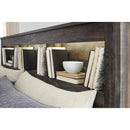  Size_Queen -- Signature Design by Ashley Drystan Bookcase Bed IMAGE 4