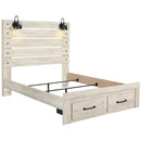  Size_Queen --  Signature Design by Ashley Cambeck Panel Bed with Storage IMAGE 2