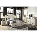  Size_King --  Cambeck B192B31 King Panel Bed with 2 Storage Drawers IMAGE 7