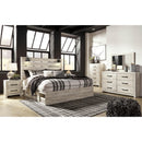  Size_King --  Cambeck B192B27 King Panel Bed with 4 Storage Drawers IMAGE 8