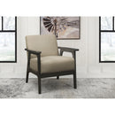  Manufacturer Color_Light Brown -- Homelegance Ocala Stationary Fabric Accent Chair IMAGE 4