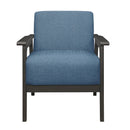  Manufacturer Color_Blue -- Ocala 1103BU-1 Accent Chair IMAGE 2