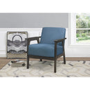  Manufacturer Color_Blue -- Ocala 1103BU-1 Accent Chair IMAGE 4