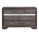  Color_Grey -- Homelegance Luster 7 Drawer Dresser IMAGE 1