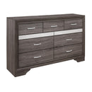  Color_Grey -- Homelegance Luster 7 Drawer Dresser IMAGE 2