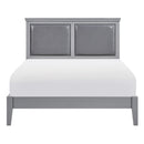  Color_Grey Size_Queen -- Seabright 1519GY-1* Queen Bed IMAGE 1
